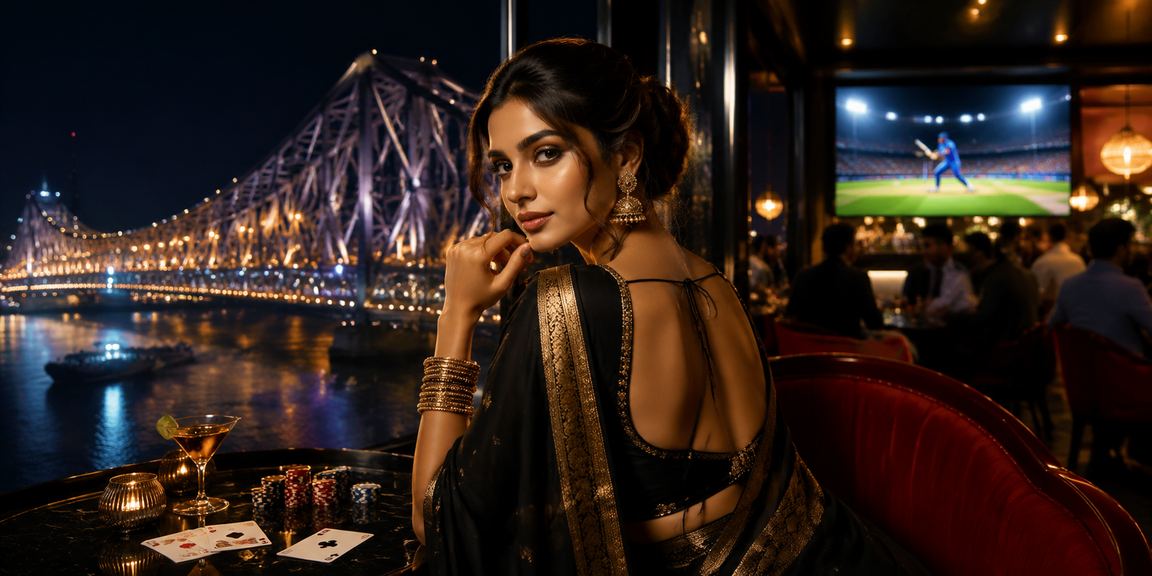 Kolkata cricket betting with Indian model using smartphone